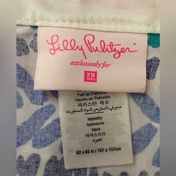 NWOB Mandala Pineapple Tassel Tapestry. Lilly+Pottery Barn Collab💕🍍💙 - Picture 3 of 17